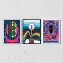 Psychedelic Music Set Of 3