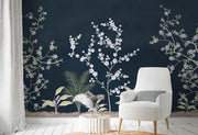 Verbena Velvet Voyage Chinoiserie Wallpaper