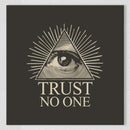 Trust No One Illuminati Canvas