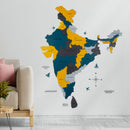 3D Wooden Indian Map Canary