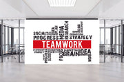 Multicolour Work Graffiti Wallpaper
