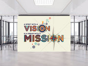 Multicolour Vision And Mission Wallpaper