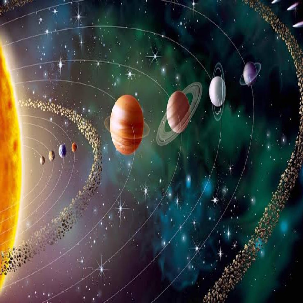 Planets  wall covering