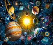 Solar System And Galaxy  wall covering