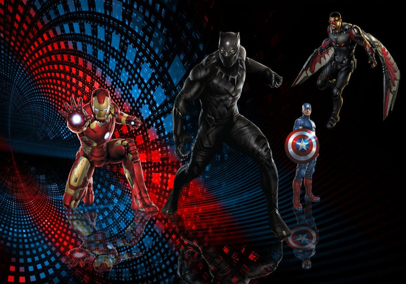 Marvel Superhero Customised Wallpaper wall covering