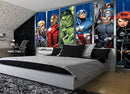 Animated Marvel Characters Customised Wallpaper for wall