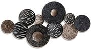 Abstract Design Circular Disc Wall Art