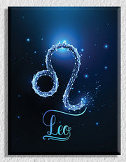 Leo Blue Art