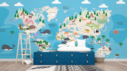 Wildlife Wonders Map Wallpaper