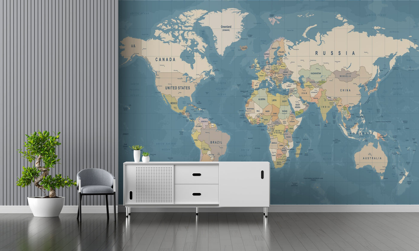 World Map Wallpaper