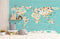 Worldly Wonders Map Wallpaper