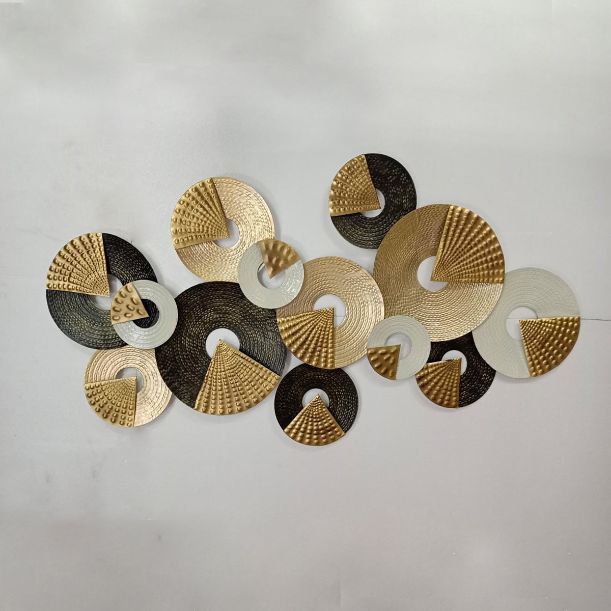 Ribbed Circular Metal Art