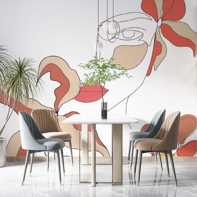 Abstract Lady Wallpaper – Myindianthings