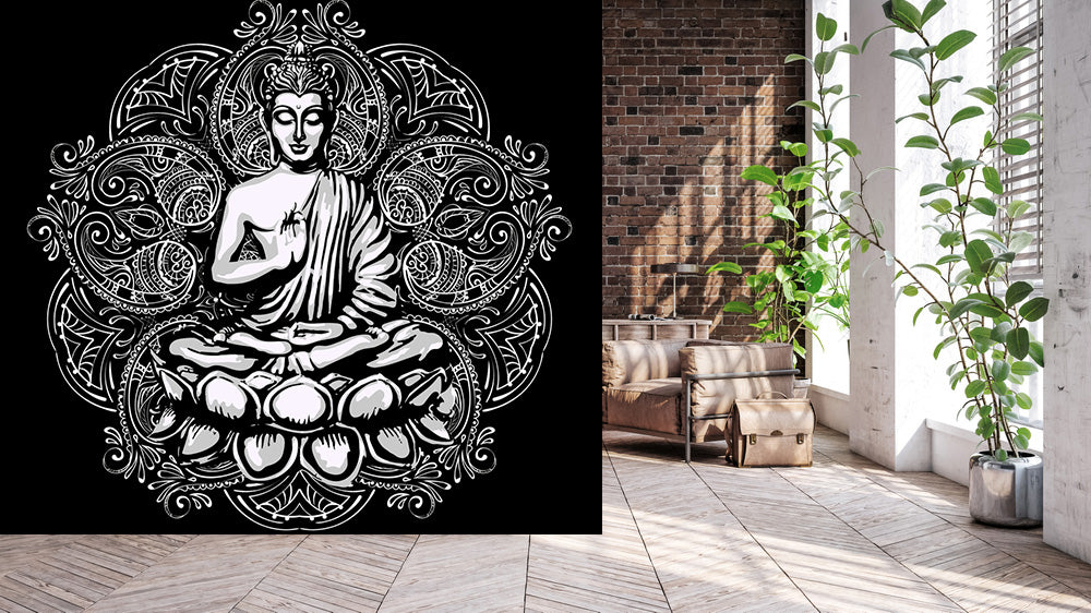 Lord Buddha Customised Wallpaper