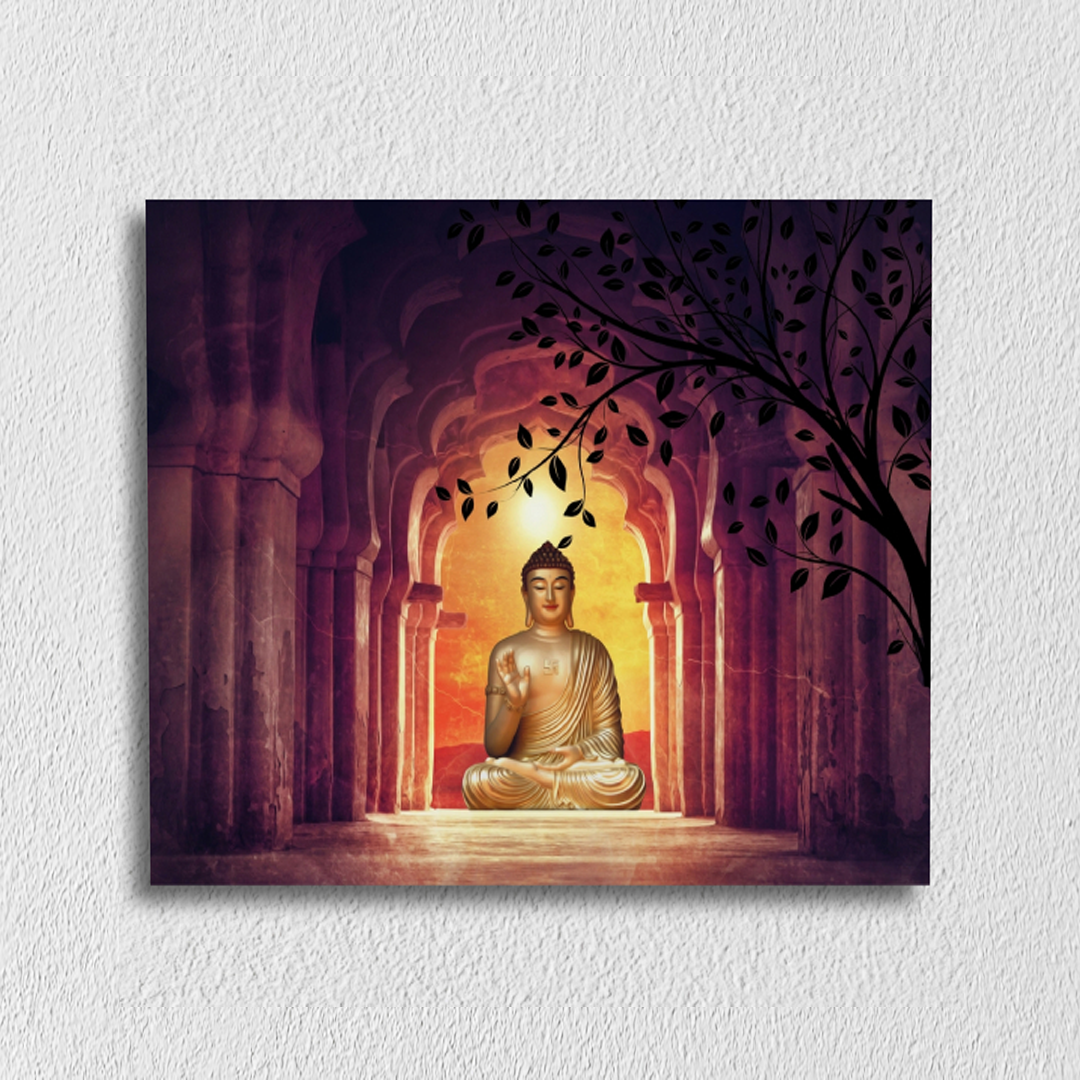 Cave And The Budhha