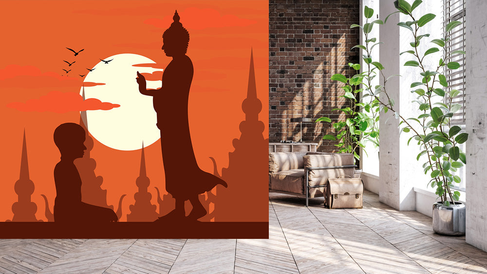 Lord Buddha Customised Wallpaper