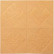 Brown Shaped 3D Foam Panel