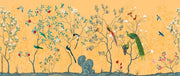 Birds Chirping Garden Wallpaper