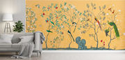 Birds Chirping Garden Wallpaper