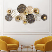 Coiling Rings Metal 
 Wallart