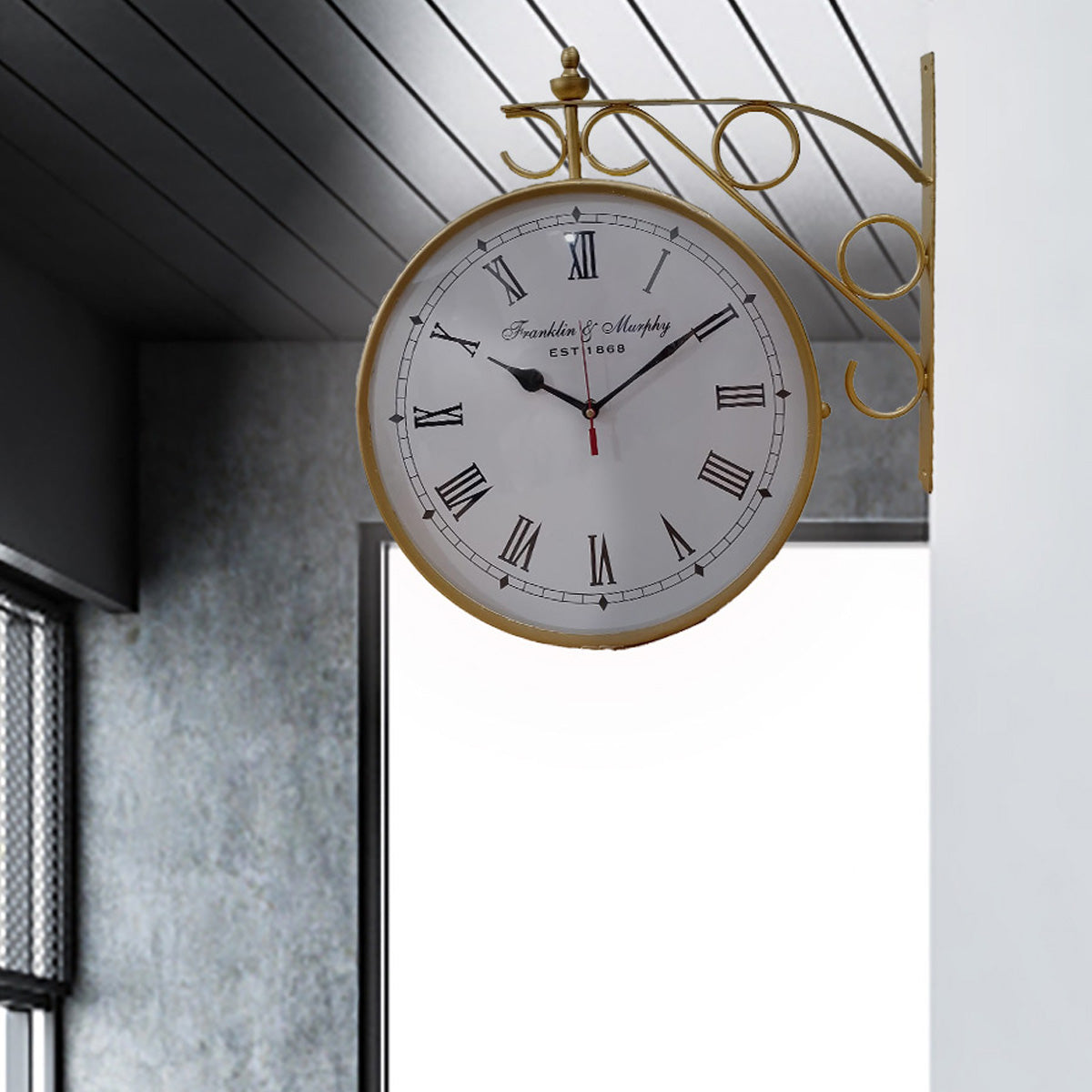 Golden Vintage Hanging Wall clock