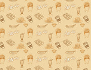 Cafe Doodle Wallpaper