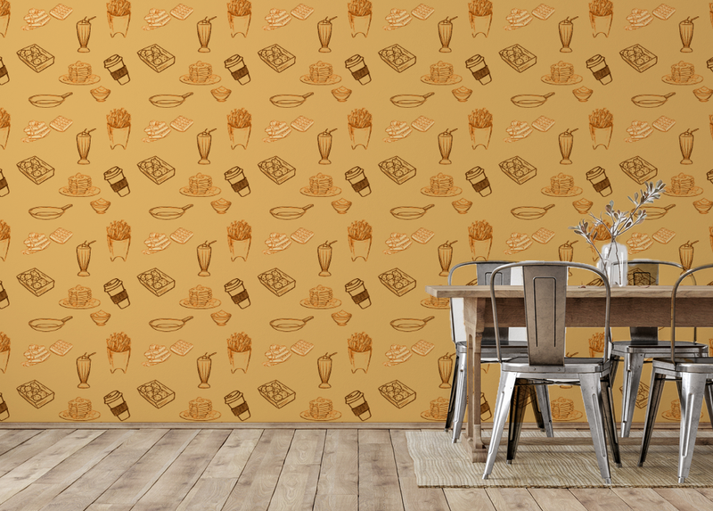 Cafe Doodle Wallpaper