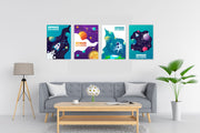 Space Wall Art, Set Of 4
