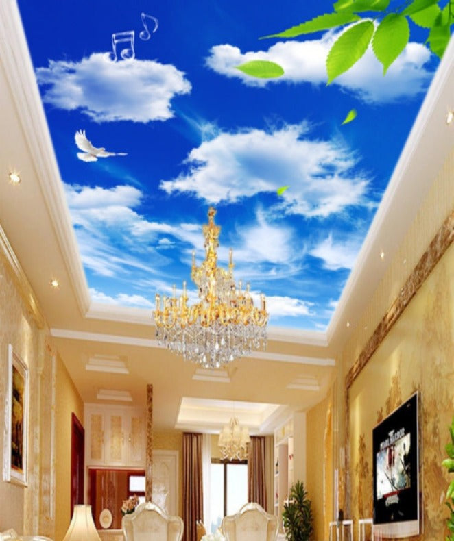 Pleasent Weather Ceiling Wallpaper