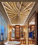 Bamboo Design Ceiling Wallpaper for wall