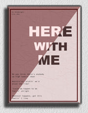 Here With Me Art