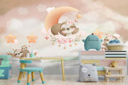 Cute Sloths Wallpaper