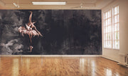 Woman Dancing Rustic Wallpaper