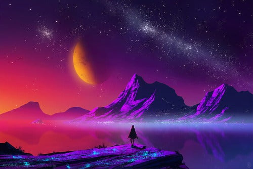 Beautiful Universe View  wall covering