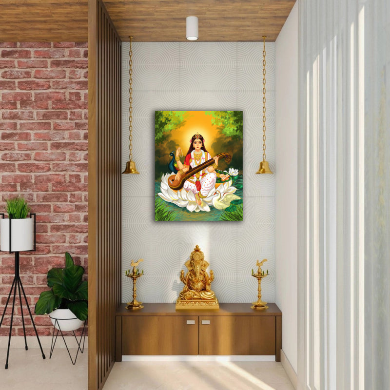 Goddess Saraswati Art