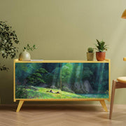 Anime Natural Light Landscape Forest Sticker