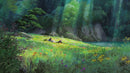 Anime Natural Light Landscape Forest Sticker
