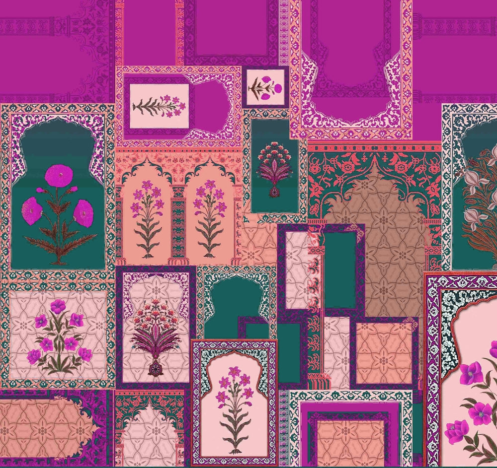 Gulabi Jaipur Print Wallpaper – Myindianthings