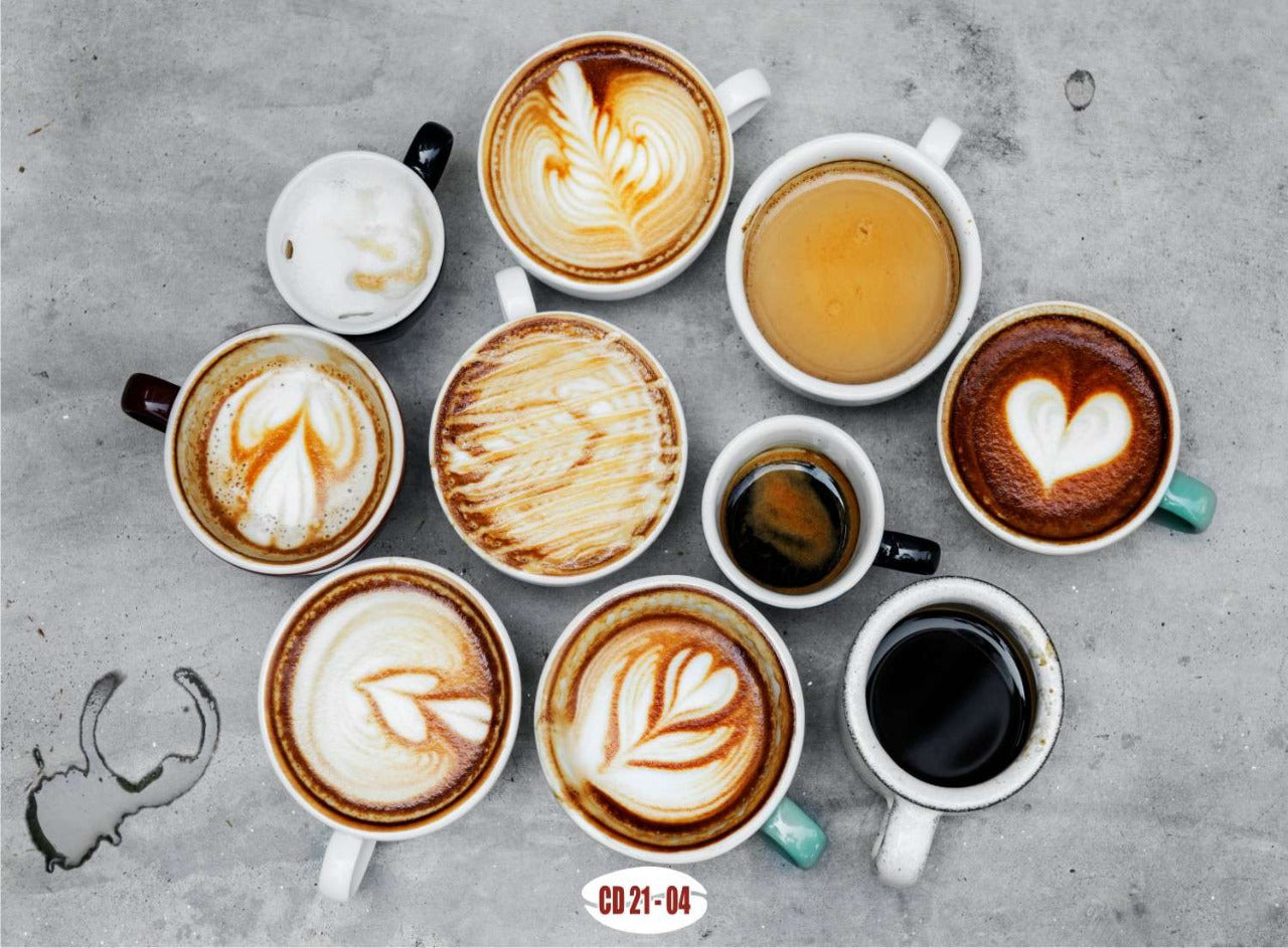 Coffee Wallpaper for Cafe wall covering