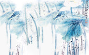 Blue Flowers wall covering