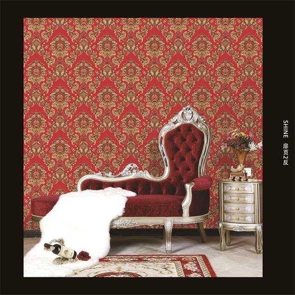Shine Damask Wallpaper Roll