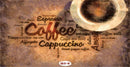 Cappuccino Cafe Wallpaper wall covering
