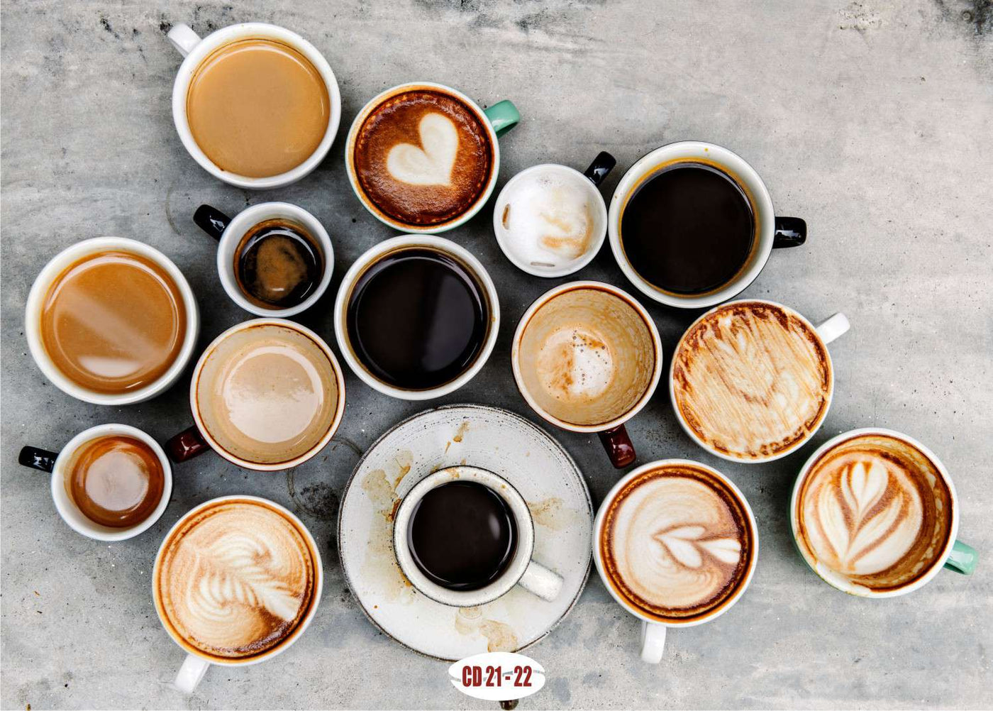 Cafe Coffee Mug wall covering