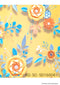 Star City Flower Pattern Wallpaper Roll