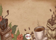 Coffee And Beans Art wall covering