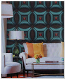 5D Modern Square Pattern Wallpaper Roll
