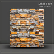 3D Foam Panel B series Brick Pattern