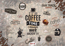 Coffee Time Alway Hot wall covering