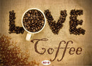 Love Coffee wall covering