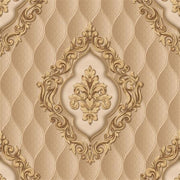 Shine Foam Damask Wallpaper Roll